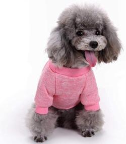 img 3 attached to 🐶 Bwealth Small Dog Clothes: Adorable and Warm Sweaters for Dogs and Cats