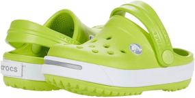 img 1 attached to 👟 Crocs Crocband II Clog (Toddler/Little Kid) Lime Punch: Vibrant and Comfortable Footwear for Kids