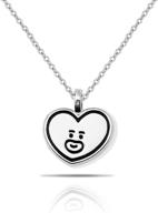 kpop necklace bangtan merchandise gift v logo