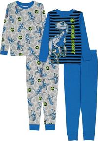 img 4 attached to Universal Jurassic Cotton Pajamas Attack