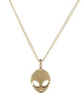 💀 hollowing emoticon necklace portrait for girls: yooe jewelry logo