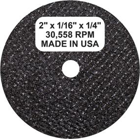 img 1 attached to 🦈 Shark Industries PN-20 Die Grinder Cut-Off Wheels 2-Inch x 1/16” x 1/4”, Shark Type-1 Double-Reinforced Thin Wheels with 54 Grit, Max RPM 30,558 (Pack of 10 Cutting Discs)