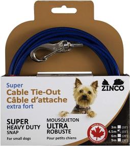 img 4 attached to 🐾 Ben-Mor Zinco Strong Tie-Out Cable with 360° Double Swivel Connector for Enhanced Dog Security