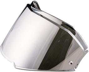 img 3 attached to LS2 Valiant II Helmet Visor Unisex-Adult Flip Up Helmets Replacement Helmet Shield (Chrome Silver)