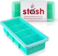 stash silicone freezing tray with lid and baking tray: freeze, store, and bake with ease! logo