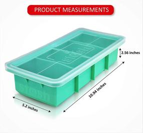 img 2 attached to Stash Silicone Freezing Tray with Lid and Baking Tray: Freeze, Store, and Bake with Ease!