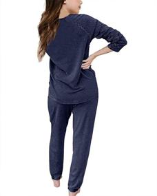 img 3 attached to 👚 Набор для девочек Apbondy Sweat Suit - домашний костюм для лучшего комфорта и стиля.