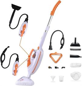 img 4 attached to 🧼 Moolan Steam Mop: 12-in-1 Multifunctional Handheld Cleaner for Hard Floors, Tiles, Carpets and More!