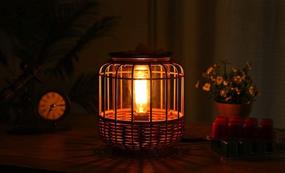 img 2 attached to Kobodon Metal Candle Warmer: Enhance Your Space with Edison Style Scented Wax Melts