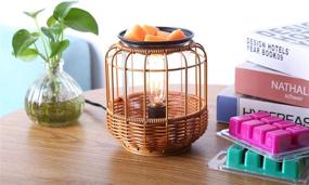 img 3 attached to Kobodon Metal Candle Warmer: Enhance Your Space with Edison Style Scented Wax Melts