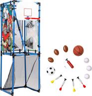 🎮 sport squad 5-in-1 multi-sport toss game set - all-in-one game kit for football, baseball, basketball, soccer, and darts - ideal gift for kids birthday parties - portable and lightweight логотип