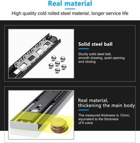 img 1 attached to 📦 Maximize Your Drawer Space: Discover YENUO Drawer Bearing Extension Capacity!