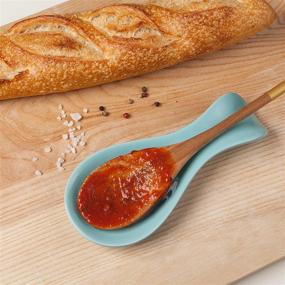 img 3 attached to Now Designs Spoon Rest Eggshell: The Perfect Kitchen Essential for a Mess-Free Cooking Experience!