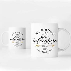 img 3 attached to 🏠 TomBoy Housewarming Gifts - Unique Presents for New Home Owners, Friends, and Couples. Embrace New Adventures and Create Lasting Memories with this 2-Pack Coffee Mugs, 11oz.