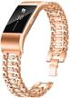 joyozy metal bling bands compatible with fitbit charge 2/fitbit charge hr 2 smartwatch logo