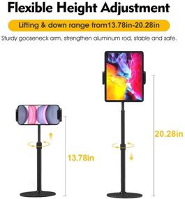 img 2 attached to 📱 Licheers Tablet Holder Adjustable Stand: Compatible with iPad, iPhone, Samsung Galaxy Tab, Kindle, Nintendo Switch - Perfect Desk Dock for Any Device!