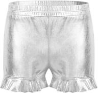 🩰 moily girls metallic gymnastics shorts - girls' clothing and active gear logo