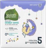 🌙 seventh generation size 5 overnight diapers, 20 count - ultimate seo-friendly option logo