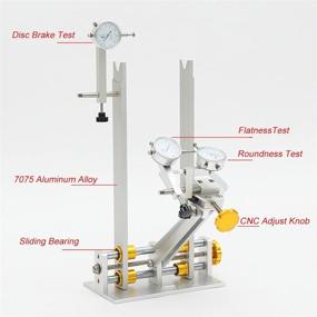 img 3 attached to 🔧 Catazer Wheel Truing Stand: Bicycle Rim Adjustment Tool for MTB, Road, BMX Bikes - Professional Wheelset Repair Equipment