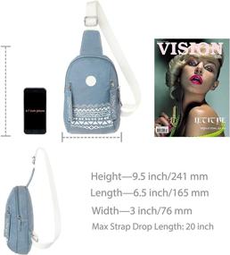 img 3 attached to 👜 Women's Lightweight Medium Multi-Pocket Crossbody Handbags & Wallets for Shoulder Wear in Crossbody Bags