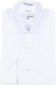 img 1 attached to 👔 Solid Men's Clothing - Modena M300SPOR Extra Sleeve Shirts