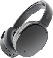 улучшите свой звуковой опыт с беспроводными наушниками skullcandy hesh anc с шумоподавлением в охлаждающем сером цвете. логотип