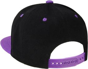 img 1 attached to Wholesale 12 Pack Snapback Hat Cap by Falari - Hip Hop Style, Flat Bill, Blank Solid Color, Adjustable Size