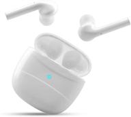🎧 ipx5 waterproof wireless earbuds with touch control, deep bass sound, and bluetooth connectivity for ios/android devices logo