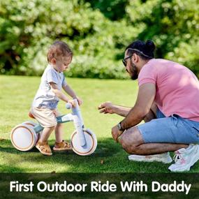 img 3 attached to 🚴 LOL-FUN Baby Balance Bike: Perfect 1 Year Old Riding Toy for Boys and Girls! Best First Birthday Gifts for 12-18 Month Toddlers