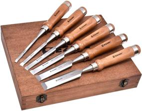 img 4 attached to Precision Woodworking Made Easy: EZARC 6Pc Wood Chisel Set