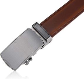 img 1 attached to 🔒 Autolock Automatic Enclosed Men's Belt - Premium SEO-Optimized Accessory