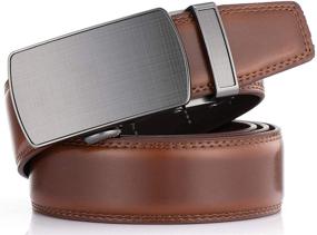 img 3 attached to 🔒 Autolock Automatic Enclosed Men's Belt - Premium SEO-Optimized Accessory