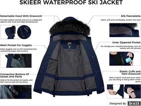 img 1 attached to Skieer Womens Mountain Waterproof Outdoors Outdoor Recreation for Outdoor Clothing