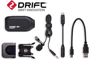 img 1 attached to 📸 Enhanced Drift Ghost 4K+ Motorcycle Action Camera with External Microphone - DVR & Clone Mode - Video Tagging - WiFi Connectivity - Ideal for SEO