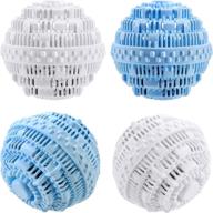 🔵 laundry ball set - 4 pieces, ultra laundry washing balls for 1500 washings - washer and dryer bundle logo