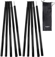 🏕️ sutekus adjustable steel rod tent pole replacement bars - set of 2, essential tent accessories логотип