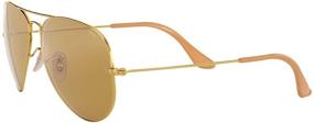 img 2 attached to 🕶️ Солнцезащитные очки Ray-Ban Aviator Large, модель 0RB302590644I58