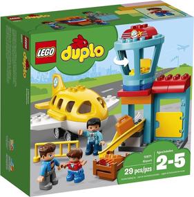 img 1 attached to Exploring the Sky: LEGO DUPLO Airport Building Blocks for Young Builders