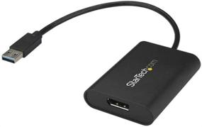 img 2 attached to 🖥️ Адаптер StarTech.com USB 3.0 к DisplayPort - 4K 30Гц - Внешняя видео- и графическая карта - Адаптер для двух мониторов - Совместим с Windows (USB32DPES2), черный