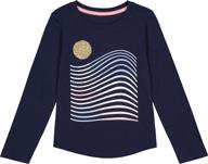 👚 nautica girls' long sleeve graphic tee logo