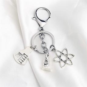 img 3 attached to Biology Chemistry Keychain Science Microscope