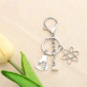 img 1 attached to Biology Chemistry Keychain Science Microscope