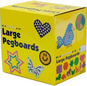 img 2 attached to Enhance Your Perler Bead Creations with Large Fuse Bead Pegboards: 18pcs Collection