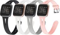 eseekgo fitbit versa lite pack small black logo