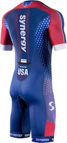 img 3 attached to Enhance Your Performance with the Synergy Triathlon Tri Suit - Men's Elite Short Sleeve Trisuit