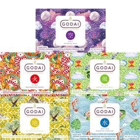 img 4 attached to 🧼 Godai Handmade Soap Bars - All Natural Vegan Luxury Bar Soap Gift Set for Men & Women, Certified Organic, Cruelty Free - 4 oz (5 Packs) - Ideal for Hand, Body & Shampoo