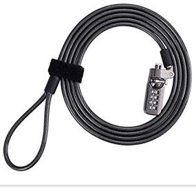 img 1 attached to 💻 Portable Laptop Combination Lock - Secure Laptop Locking Cable for Tablets, Notebooks, and Projectors by MEW