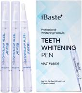 🦷 teeth whitening pen trio: 3 easy-to-use pens for over 20 uses | effective, painless, sensitivity-free | travel-friendly | obtain a beautiful white smile naturally with refreshing mint flavor logo