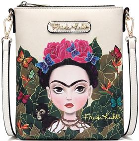 img 3 attached to Authentic Picture Cartoon Leather Crossbody Women's Handbags & Wallets for Crossbody Bags