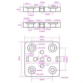 img 3 attached to 🖨️ Befenybay V-Wheel Aluminum Profile 3D Printer